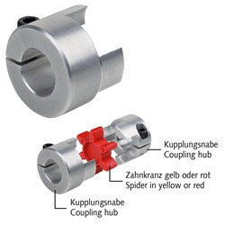 Elastische Kupplungen RNKC, spielfrei, mit Klemmnabe, Kompaktausführung, Produktphoto